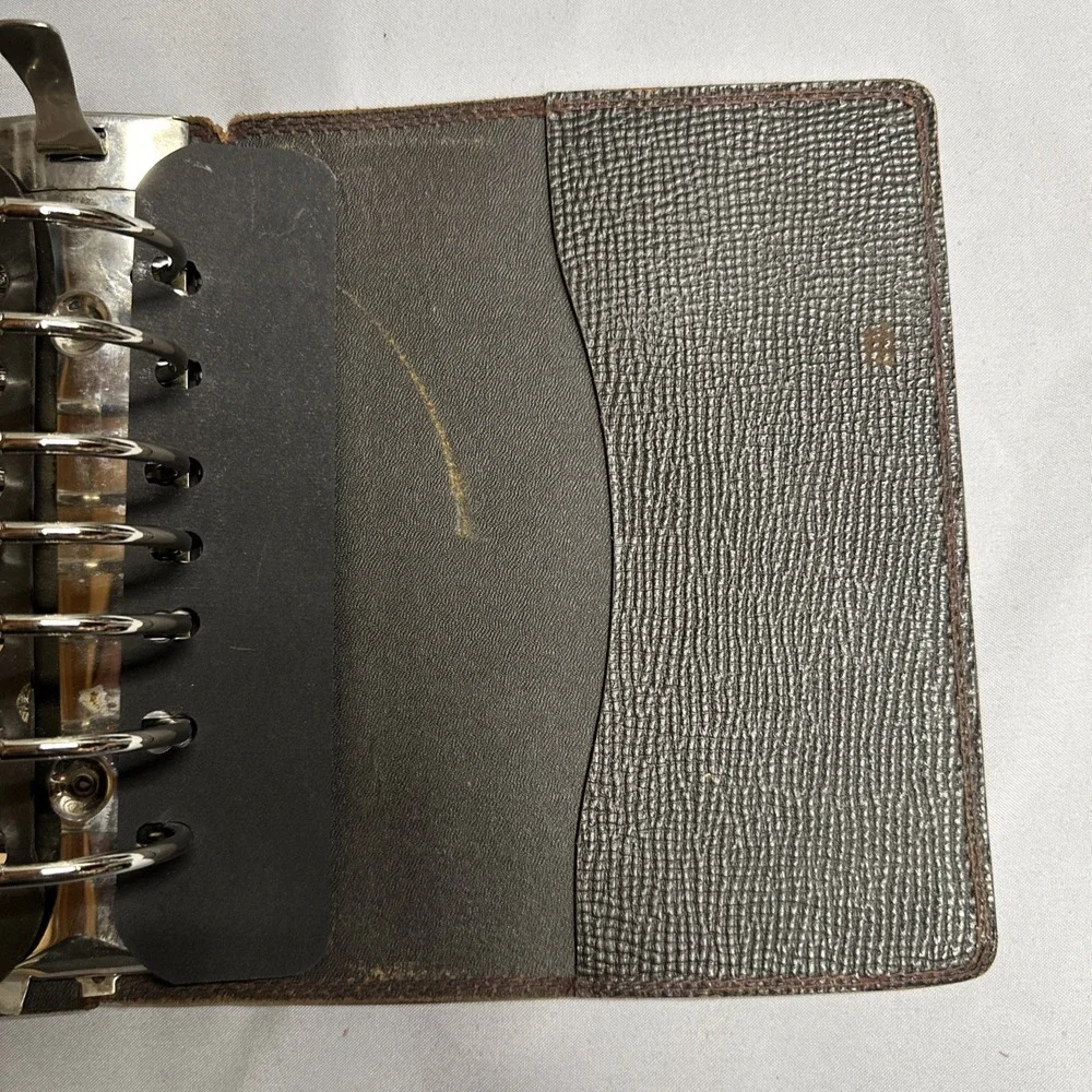 Vintage Jeppesen Airway Manual Brown Cowhide Leather 2